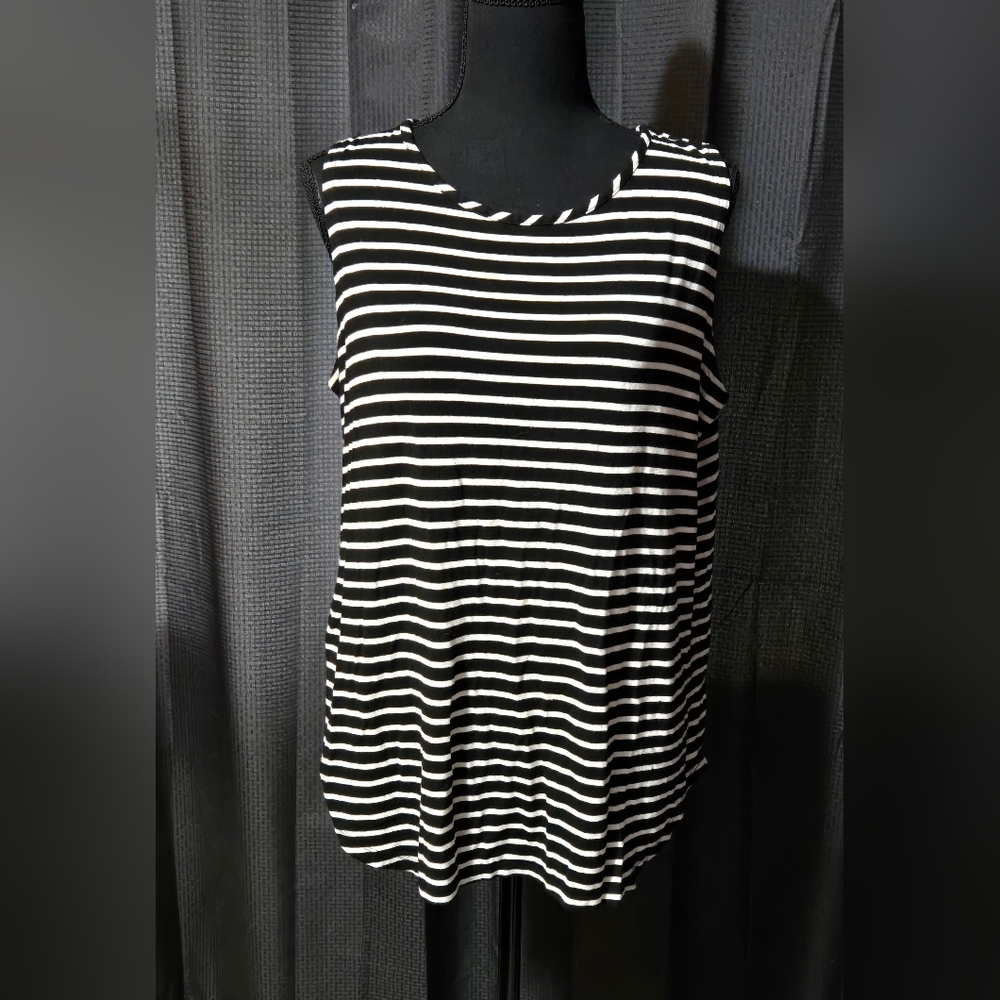 Workshop republic clothing women's striped tank size 0X